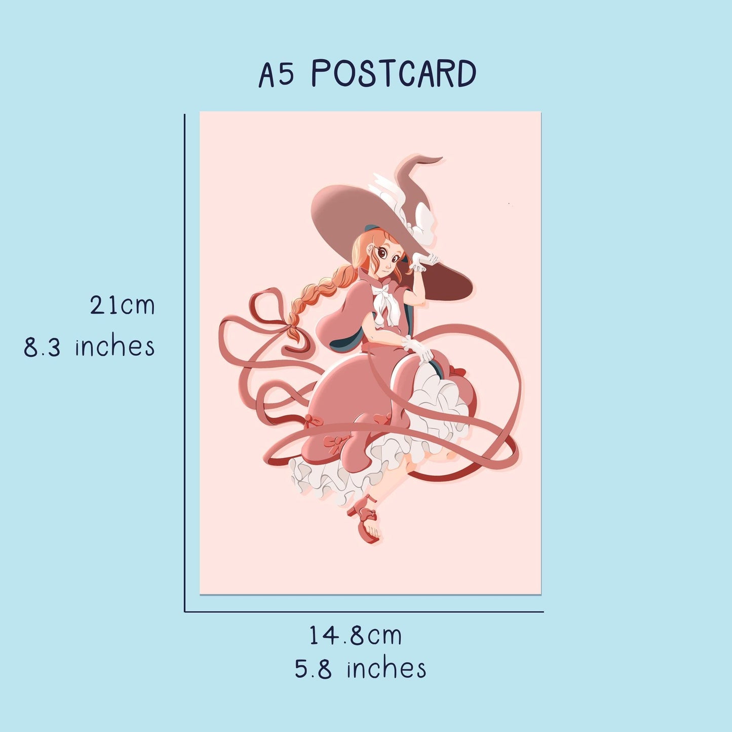 Pink Witch Art Print