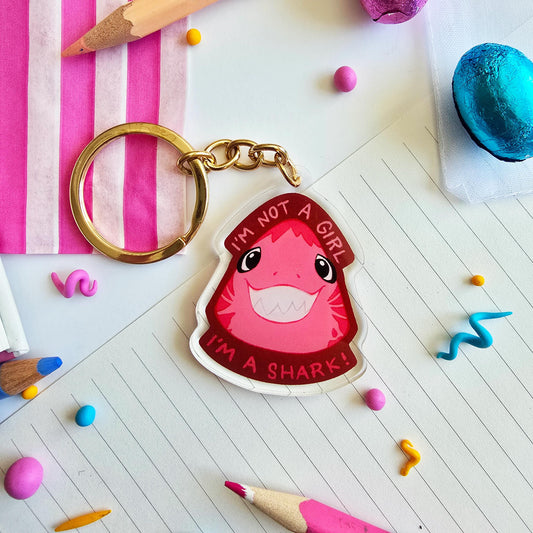 Nimona Shark Keychain