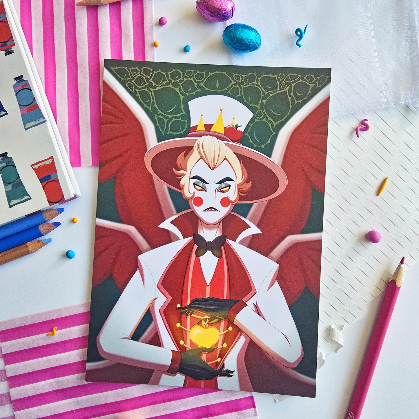 Hazbin Hotel Lucifer Morningstar Art Print