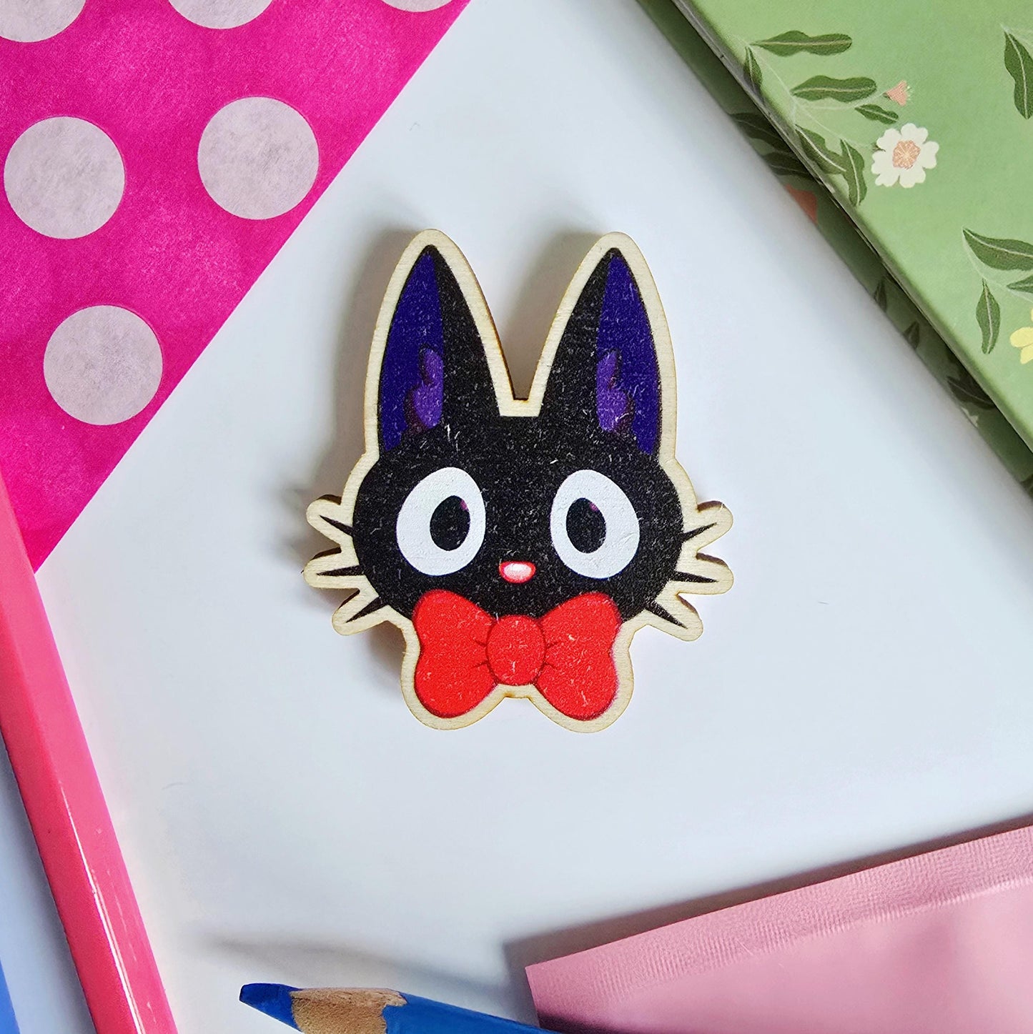 Jiji Kikis Delivery Service Wooden Magnet