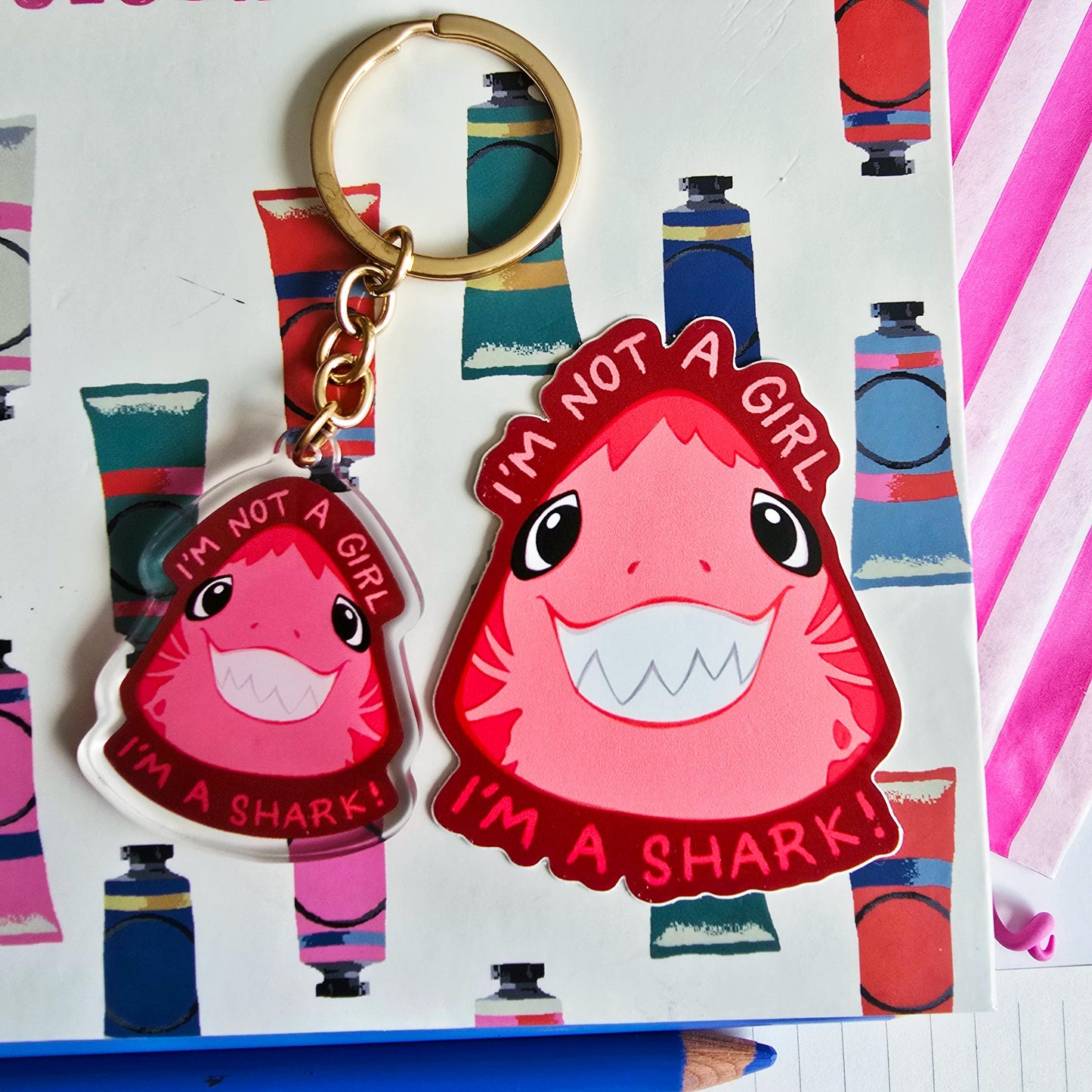 Nimona Shark Sticker
